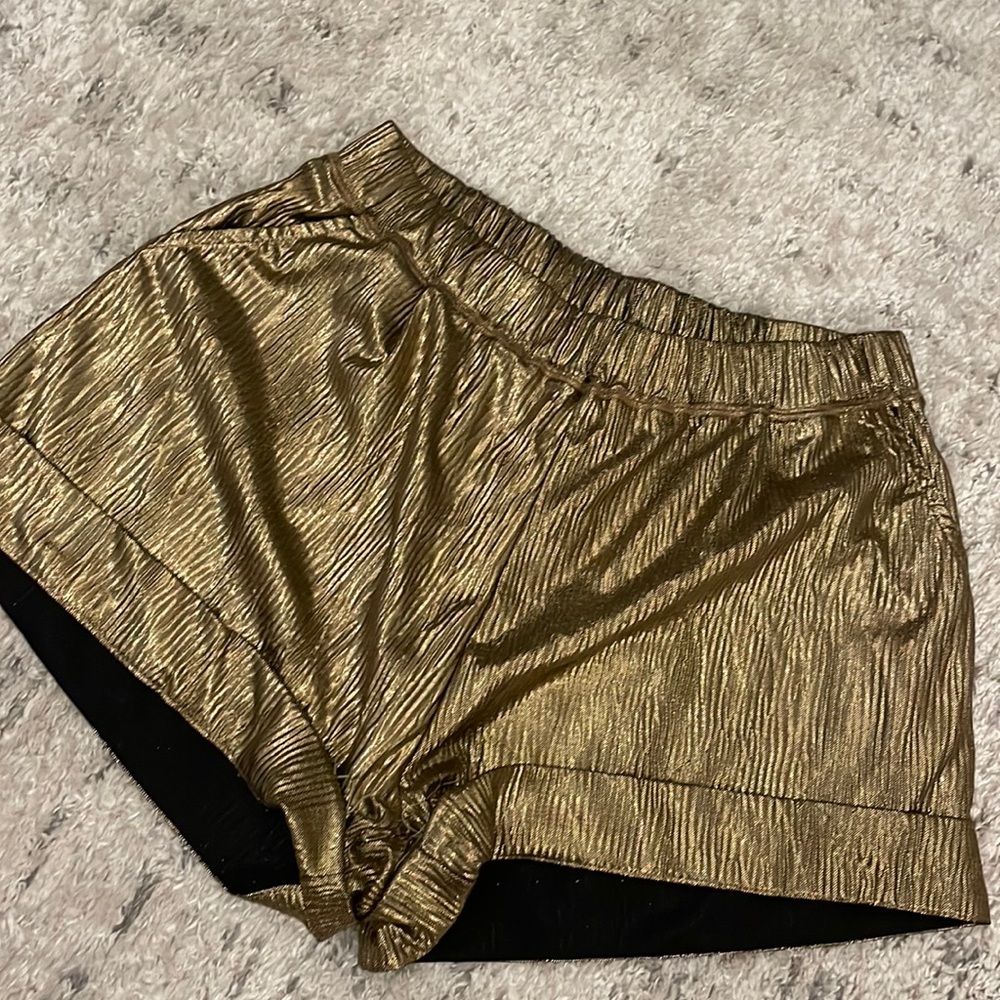 Gold shorts
